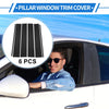 Chevrolet Suburban 6 Pcs Door Pillar Window Trim (2015-2020)