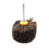 Wood & Metal Rotary Tool 4" Horsehair Polishing Wheel Buffing Brush