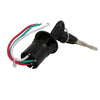 Motorcycle Ignition Switch Lock 3 Wires 2 x Keys
