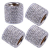 SUV 4 x Crystal Car Seat Headrest Collars Diamond Interior Accessories