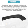 Jeep Renegade (2015-2021) - Plastic Black Rear Left Fender Trim