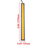 Car - Waterproof 5 x Yellow LED Strip DRL Daytime Running Lights