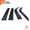 Mitsubishi Triton MK 4-Door Ute Slim Door Visors (1996-2006)