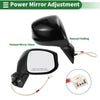 Honda Civic (2012-2015) Manual Folding Gloss Black Right Door Mirror