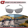 Motorcycles 1 Motorcycle Riding Goggles - Deep Gray Lens, Silver Tone Frame