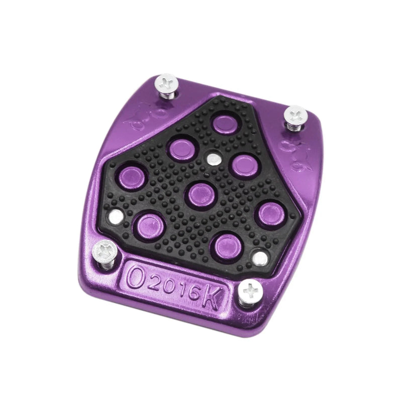 Motorcycle Brake Pedal Cover Universal Black Purple Aluminum Alloy Antislip