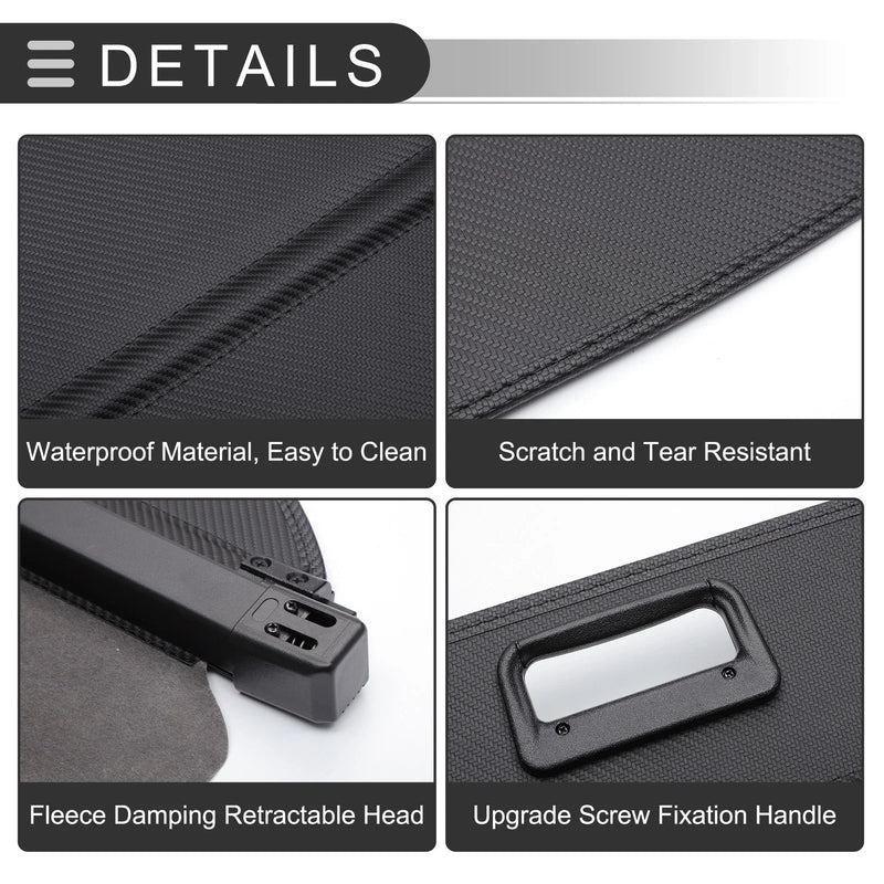 Subaru Forester 2013-2018 Black Carbon Fiber Retractable Cargo Cover