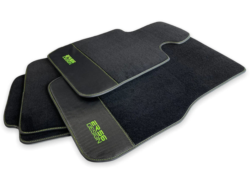 BMW X3 Series F25 Carbon Fiber Leather Floor Mats (2011-2017)