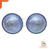 Willys Jeep CJ White Lens Turn Signal Parking Light (1945-1975)