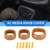 Dodge Challenger AC Media Switch Knob Cover Ring 3 x (2015-2019)