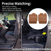 Toyota Vellfire Alphard Car Door Anti Kick Pad Sticker 2 x Brown 40S