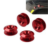 Trunk Hatch Lid 4PCS Red Quick Release Bumper Holder Clips