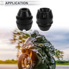 Make Model 16mm Aluminum Alloy Motorcycle Slider Frame 2 x Black