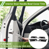 Mitsubishi Outlander Carbon Fiber Black Interior Door Handle Bowl Cover