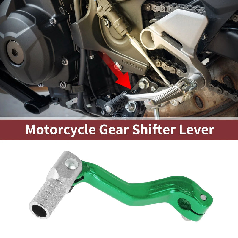 Kayo T2 Green Folding Motorcycle Gear Shifter Lever