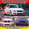 BMW E90 E92 M3 Front Bumper Spoiler Lip Glossy Black (2008-2013)