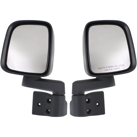 Manual Side View Mirrors Folding Pair Set NEW for 03-06
