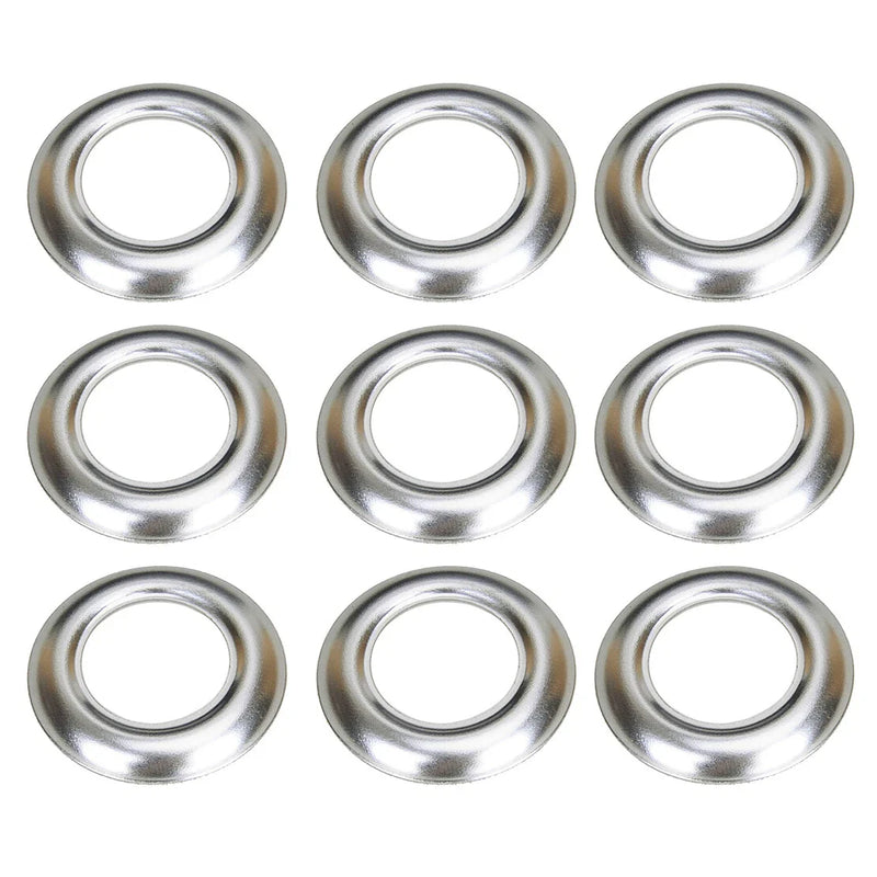 Truck Trailer LED Marker Light Covers 100Pc 3/4" Round Chrome Bezels