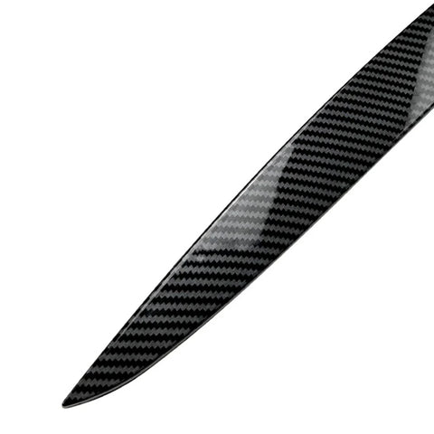 VW Golf MK4 Carbon Fiber Black Headlight Eyebrow Eyelid Cover Trim (1997-2005)