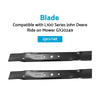 John Deere L100 Series Mower 42" Cut Blades (2001-2007)