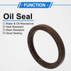 Make Model Oil Seal 58x72x8mm Seal Ring Rotary Shaft Seal FKM Rubber 2 x