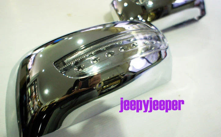 Isuzu D-Max Pickup Ute Chrome LED Side Mirror Covers (2012-2019)