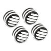 Triumph T120 Thruxton 4x CNC Machined Head Bolt Cover Caps (2016-2023)