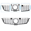 Mercedes-Benz ML250 2015 Chrome Silver Tone Front Upper Bumper Grille