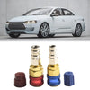 2x Replace Car A/C Air Condition Low/High R134 Quick Coupler Extension Adapters