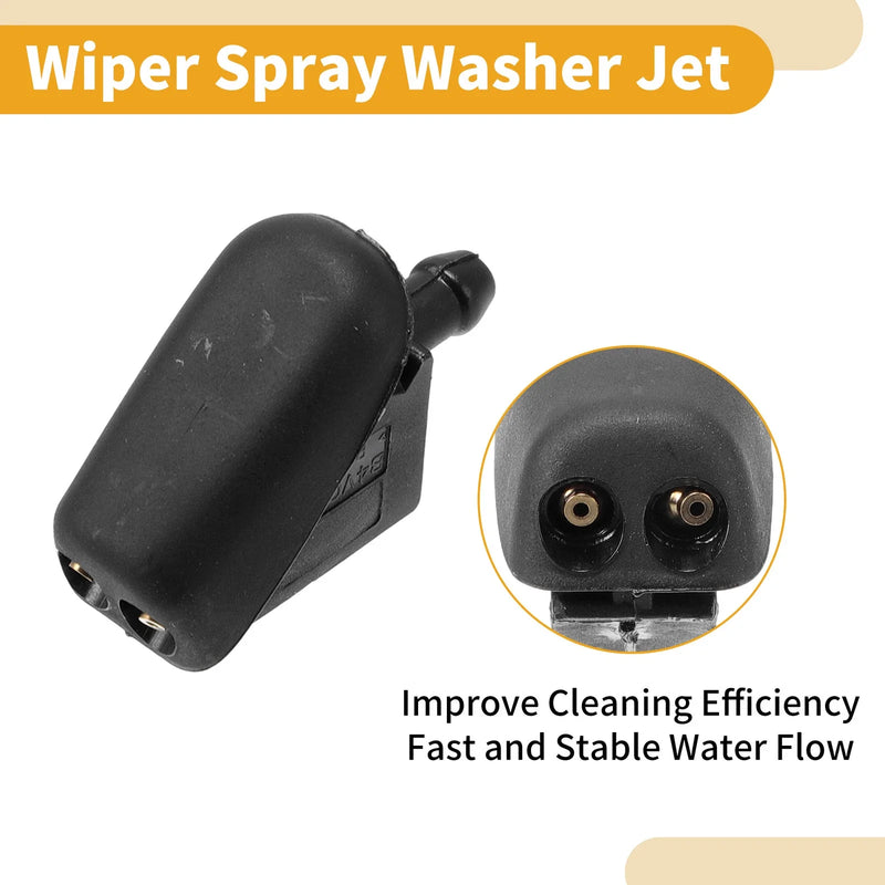 Ford Fiesta Windshield Washer Nozzle Kit 2 x Gaskets (2001-2007)