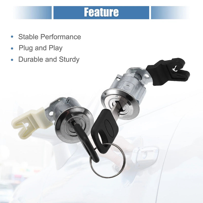 Ford E150 Door Lock Cylinder with Keys Set (2004-2014)