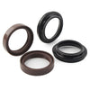 4 x Brown 43x55mm Motorcycle Front Damper Shock Absorber Fork Seal