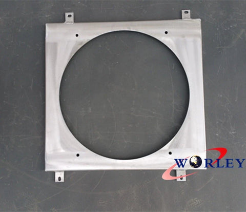 Mazda RX2 RX3 RX4 RX5 RX7 Aluminum Radiator Shroud & Fan (1970-1985)