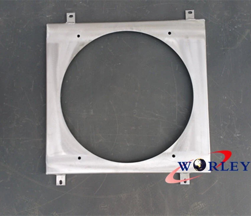 Mazda RX2 RX3 RX4 RX5 RX7 Aluminum Radiator Shroud & Fan (1970-1985)