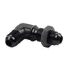Car 8AN Male to Male 90 Degree Flare Union Bulkhead Adapter Fitting