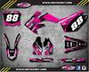 Honda CRF 250 (2008-2009) PINK DIGGER Style Custom Graphics Full Kit