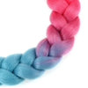 Motorcycle Helmet Decor Pigtail Braid Hair