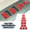 Honda Accord (2018-2022) Red 10 x Car Master Window Switch Button Covers