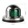 Yacht Pontoon Boat 12V Green LED Navigation Bow Light