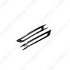 Honda Civic Glossy Black ABS Rear Bumper Reflector Cover (2022)