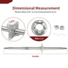 Honda TRX450R TRX450ER Rear Wheel Axle Shaft & Nuts (2004–2014)