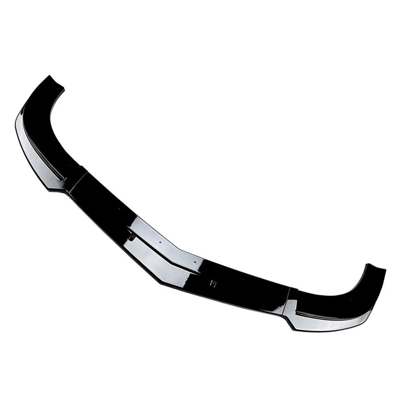 Mercedes Benz C Class W204 C63 Sedan Black Front Bumper Spoiler Lip (2011-2014)