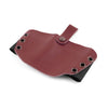 Motorcycle Gear Pedal - Wine Red Leather Shifter Cover Boot