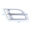 Honda GL1800 Gold Wing ABS Chrome Side Fairing Accent Grilles (2001-2011)