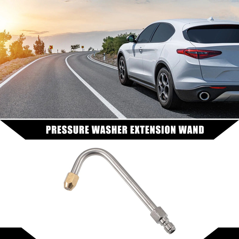 Car Motorcycle Bike Pressure Washer Extension Wand 15cm J Shape