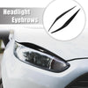 Ford Fiesta Headlight Eye Lid Cover 2 x Black (2013-2016)