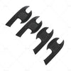 Isuzu D-Max Dmax Matte Black Exterior Door Handle Cover Trim (2021-2022)
