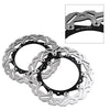 BMW S1000R, S1000RR Black Front Brake Disc Rotors (2010-2015)