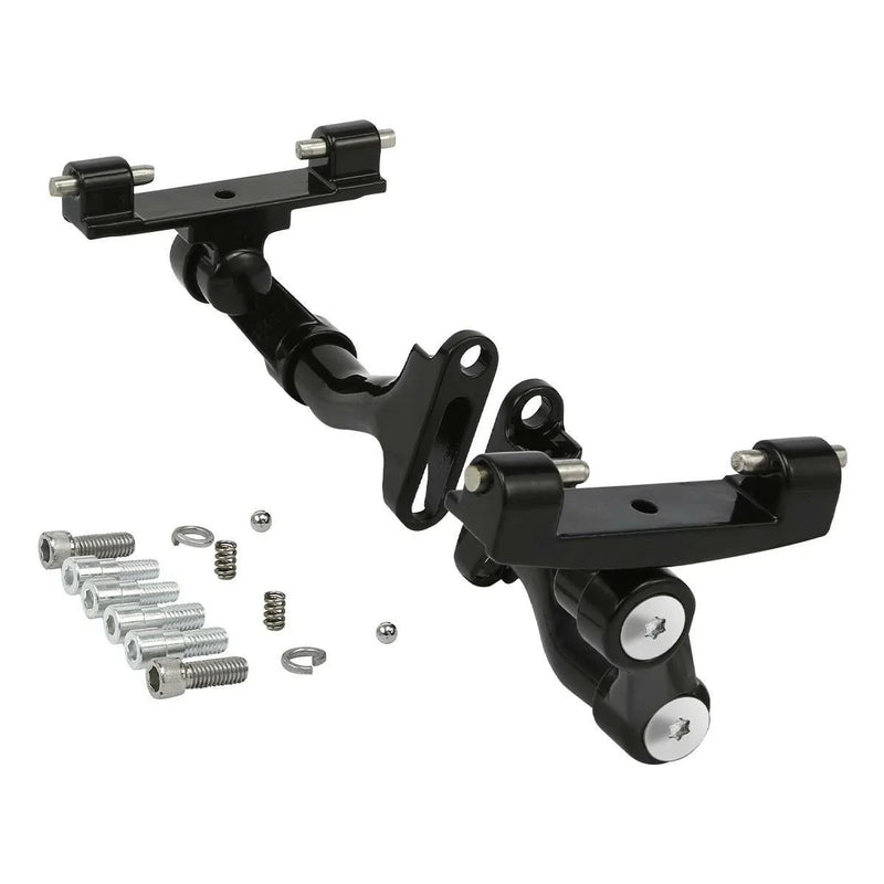 Harley Road King 1993-2025 Black Adjustable Rear Footboard Mount