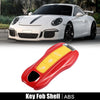 Porsche Panamera Cayenne Taycan 1x Red Painted Key Cover Fob Shell